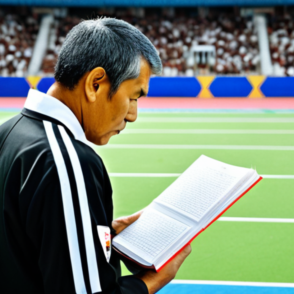 태권도 심판 역할과 필요 자격 - The Knowledgeable Referee**
"A focused Taekwondo referee, fully clothed in a professional uniform, ...